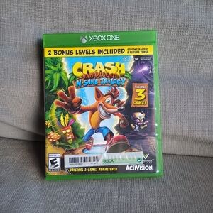 Crash Bandicoot N. Sane Trilogy for Xbox One - Green Case